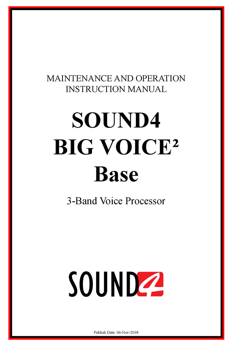 sound4 SOUND4 BIG VOICE2 Base instruction manual