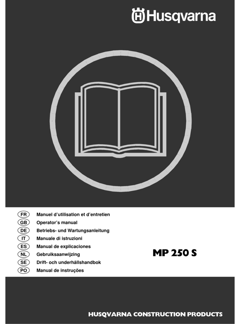 Husqvarna MP 250 S Operator's manual