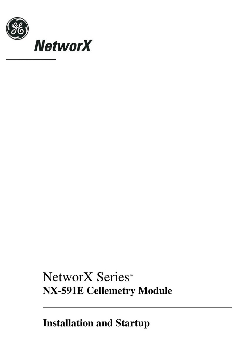 GE NX-591E Installation and startup guide GE NX-591E Installation and startup guide