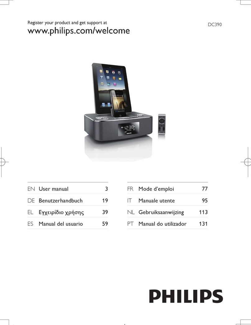 Philips DC-390 User manual Philips DC-390 User manual