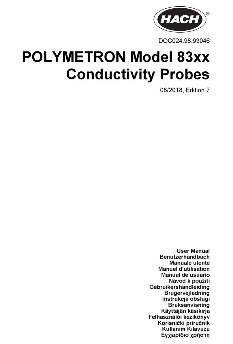 Hach POLYMETRON 83 series User manual