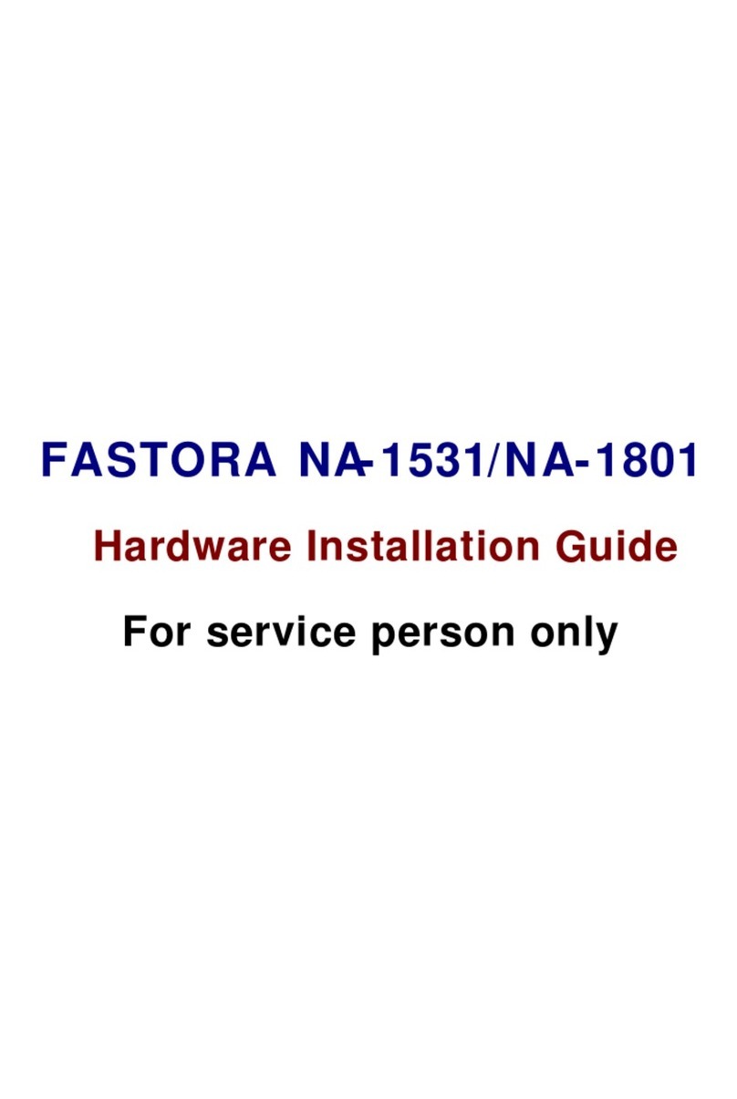 Fastora NA-1531 Hardware installation guide