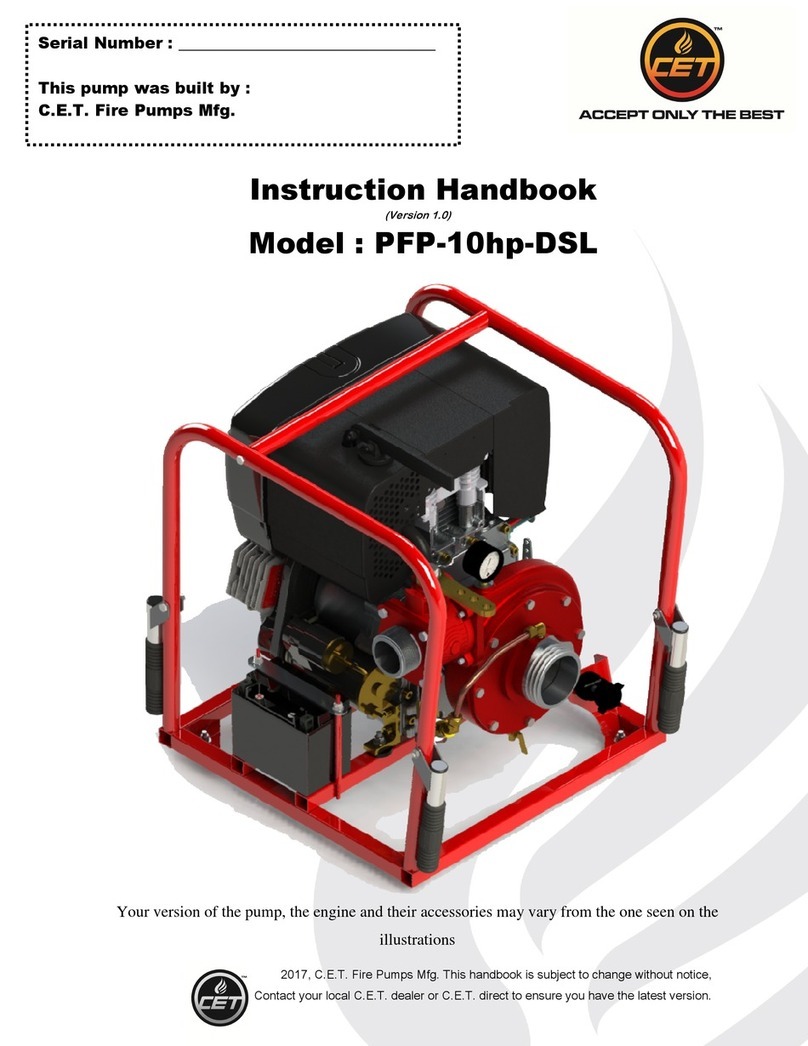 CET PFP-10hp-DSL Instruction handbook