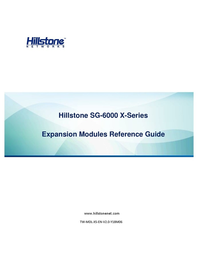Hillstone SG-6000 X-Series reference guide