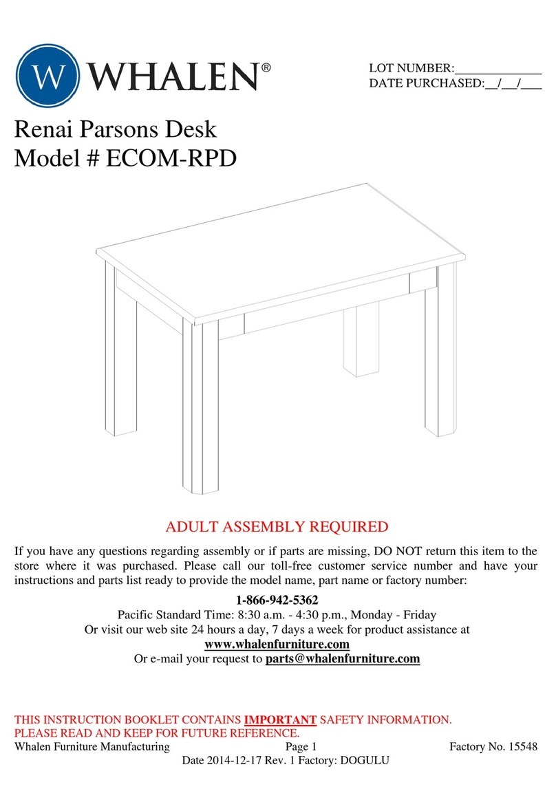 Whalen ECOM-RPD User manual Whalen ECOM-RPD User manual