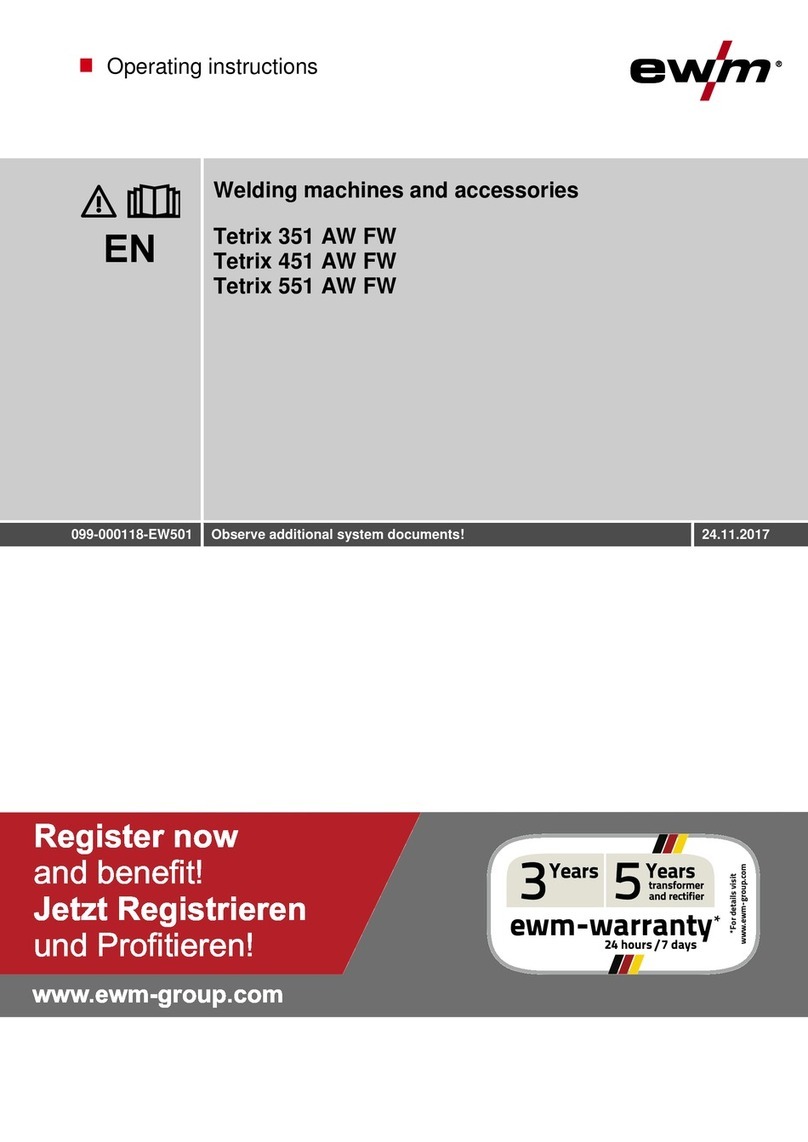 EWM Tetrix 351 AW FW User manual