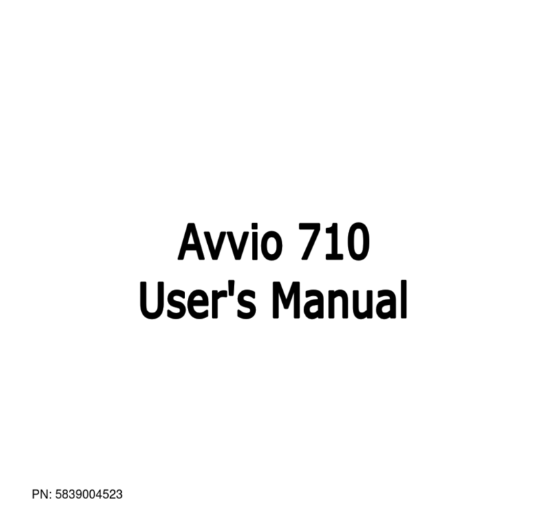 Avvio 710 user manual