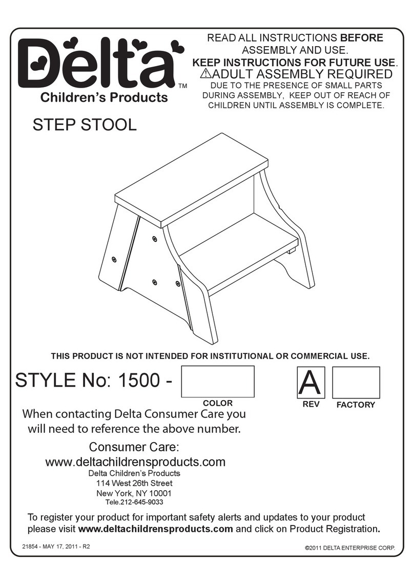 Delta Childrens Products 1500 Series Instructions for use