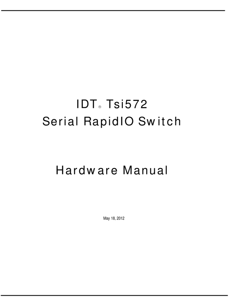 IDT Tsi572 Hardware manual