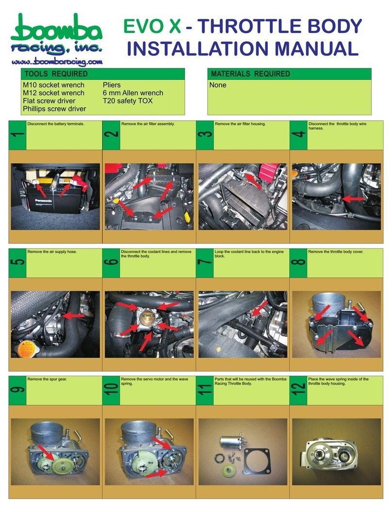 Boomba Racing EVO X installation manual