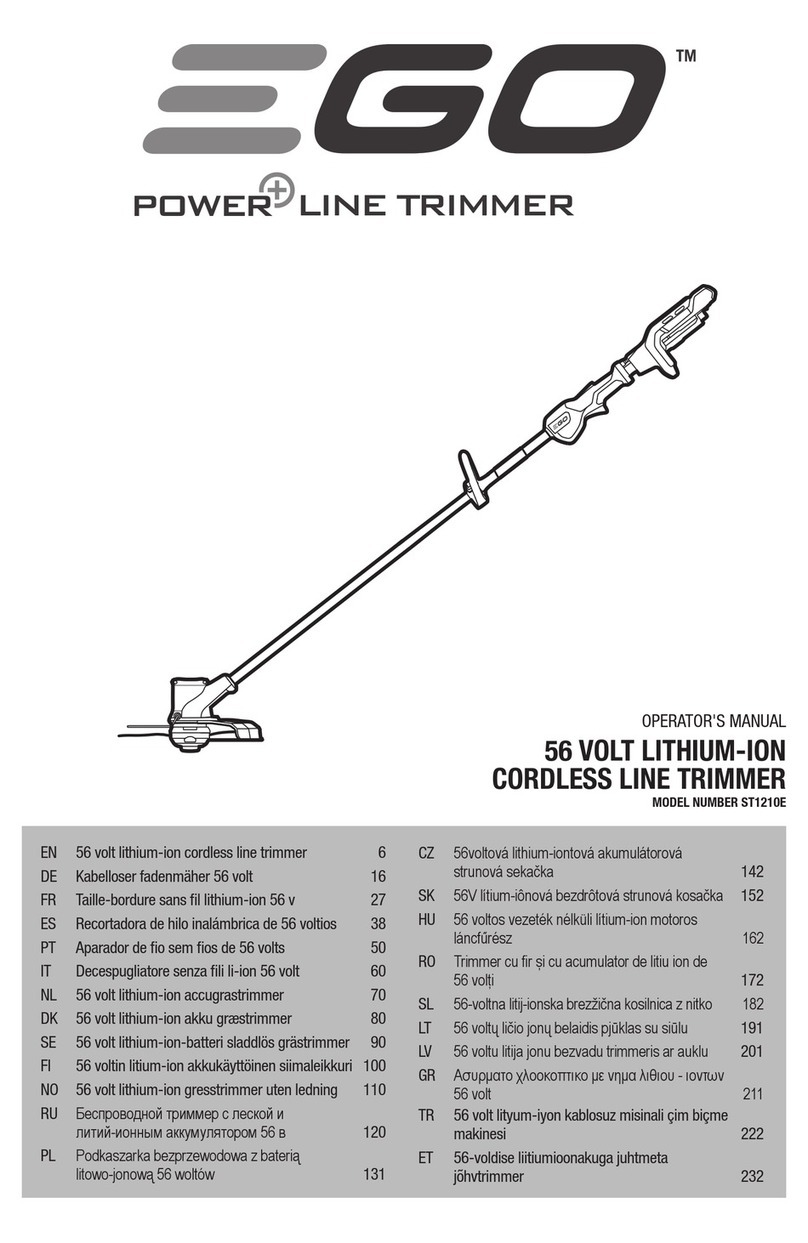 EGO ST1210E User manual