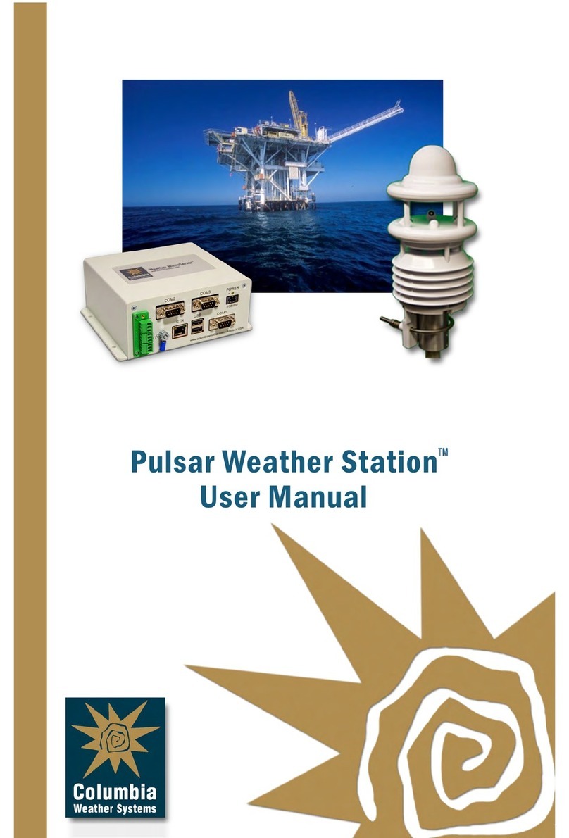 Columbia Weather Systems Pulsar 10 user manual