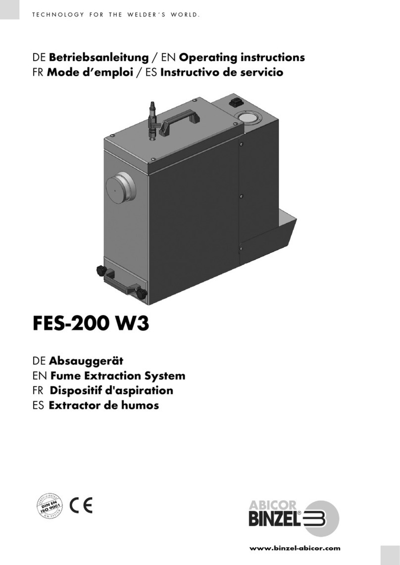 Abicor Binzel FES-200 W3 operating instructions
