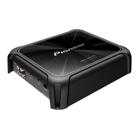 Pioneer GM-D8701 User manual