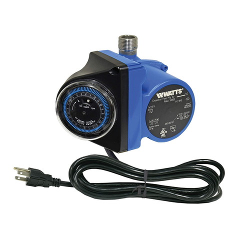 Watts 500800 User manual Watts 500800 User manual