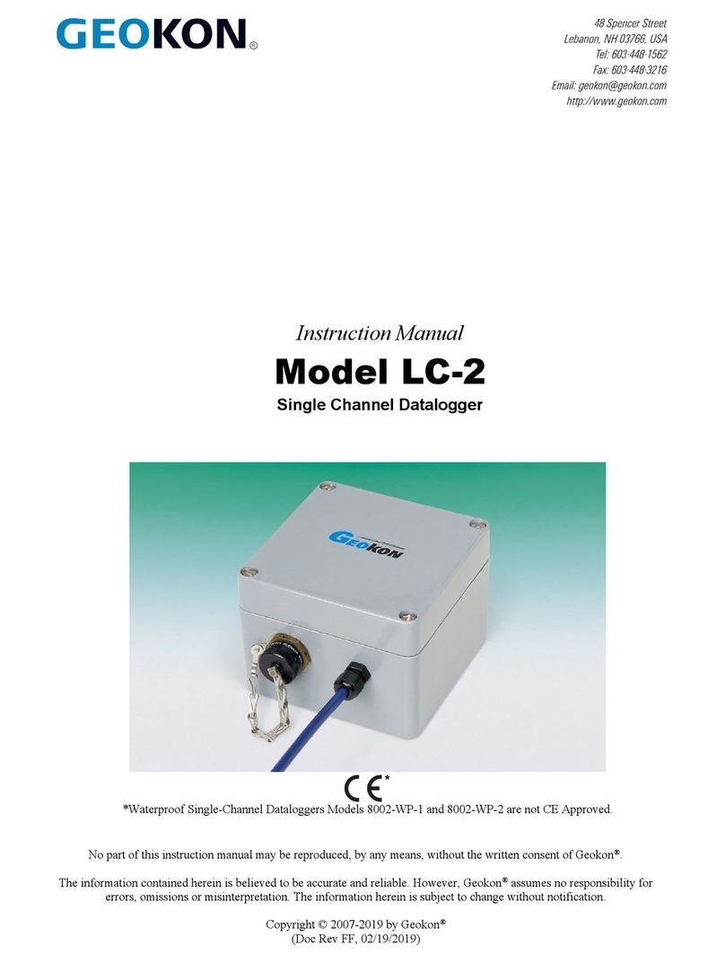 Geokon LC-2 instruction manual