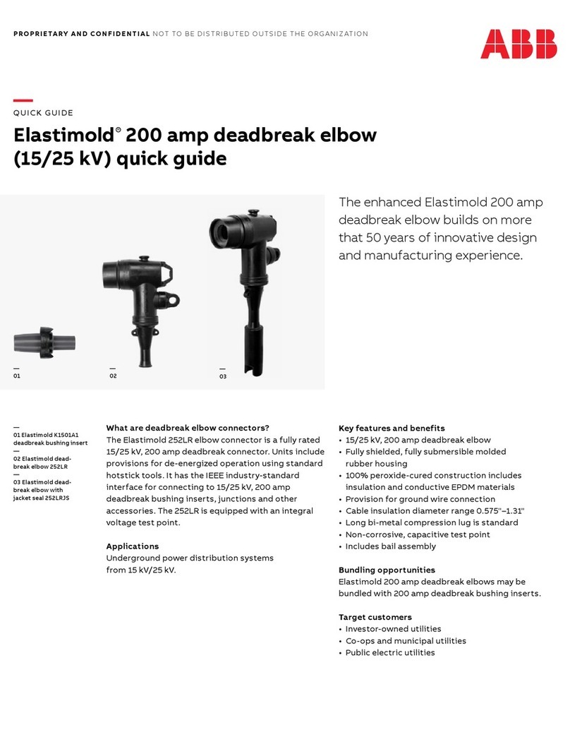 ABB Elastimold 252LR User manual