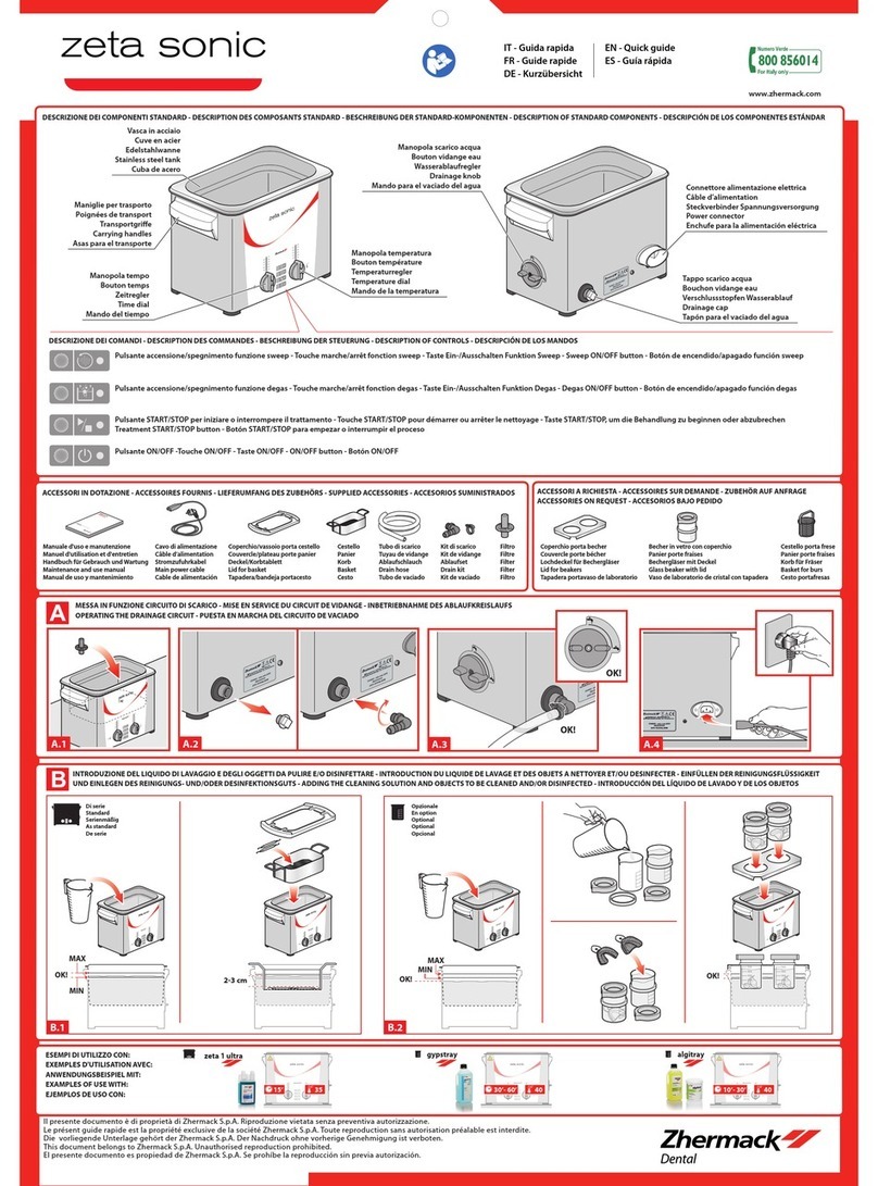 Zhermack zeta sonic quick guide