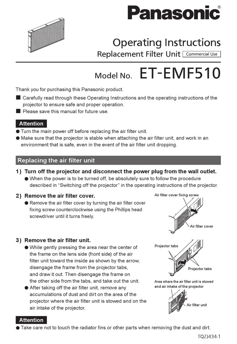 Panasonic ET-EMF510 operating instructions