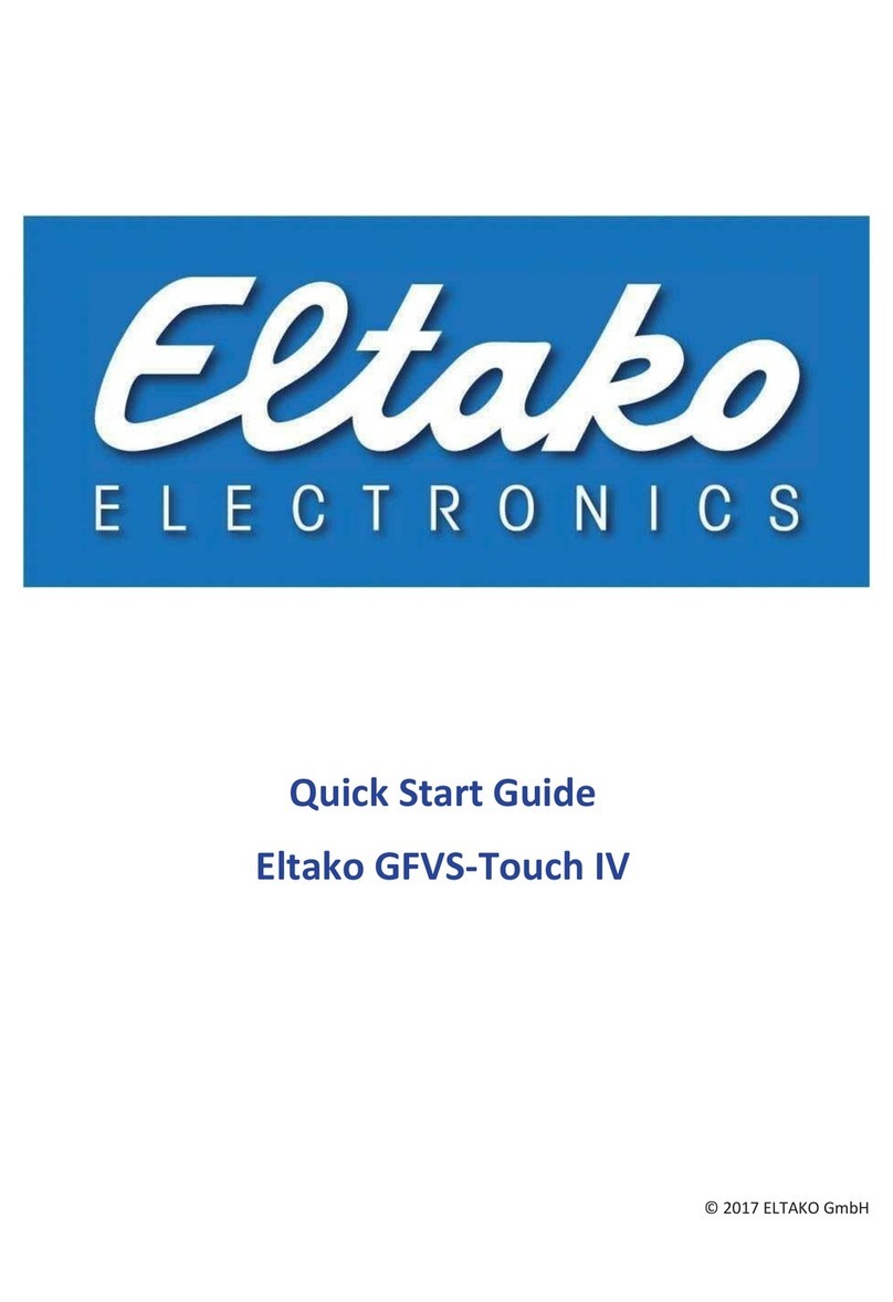Eltako GFVS-Touch IV quick start guide