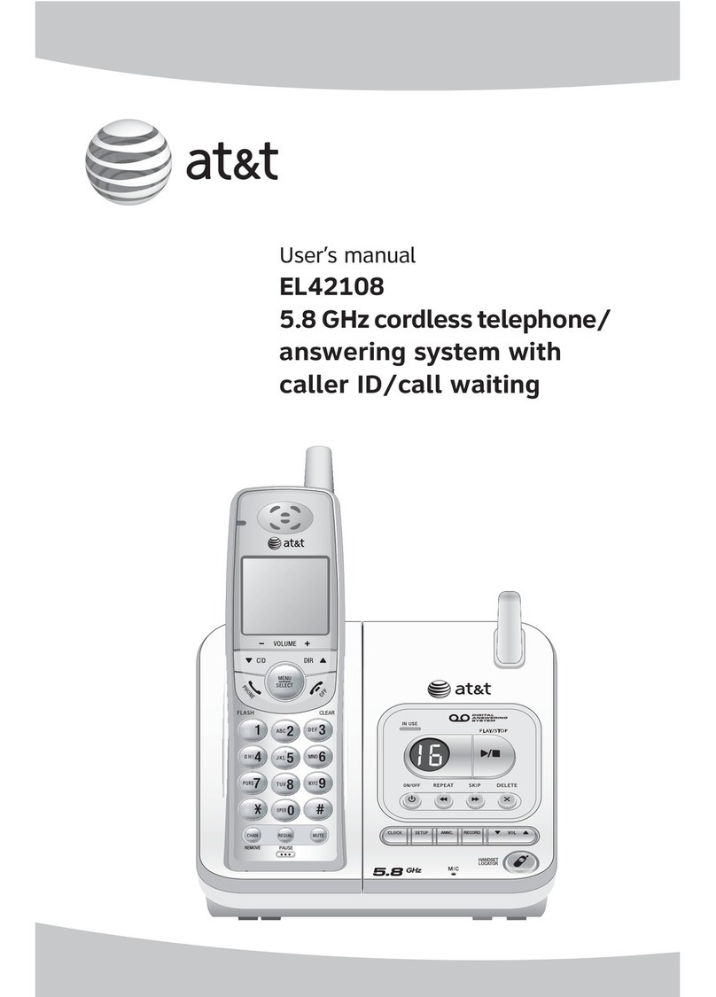 AT&T EL42108 User manual