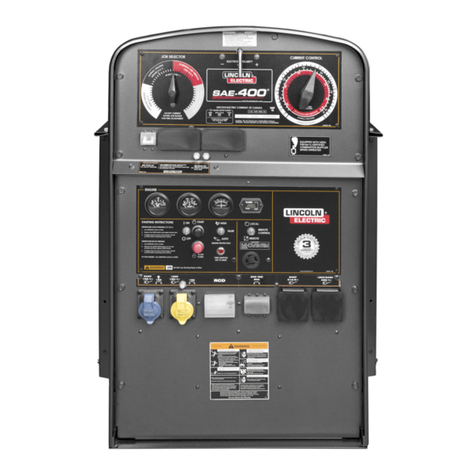 Lincoln Electric SAE-400 SEVERE DUTY IM727 Operator's manual