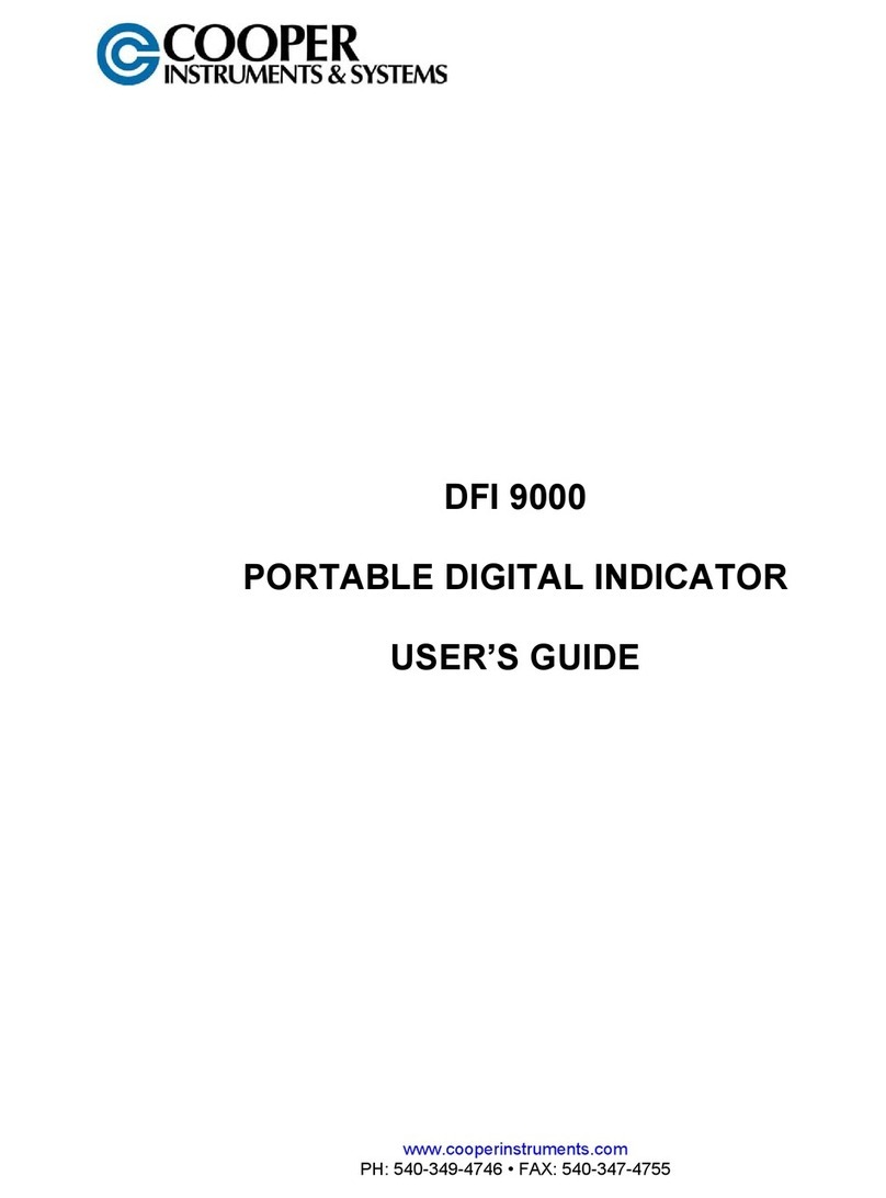 Cooper Instruments DFI 9000 user guide