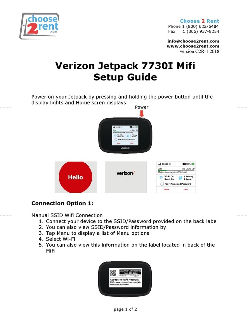 Verizon Jetpack 7730I Mifi User manual Verizon Jetpack 7730I Mifi User manual