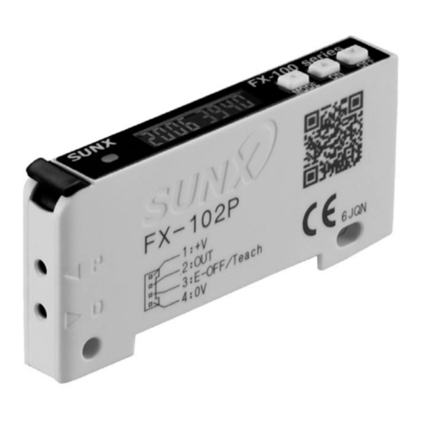 Sunx FX-100 SERIES Operation guide