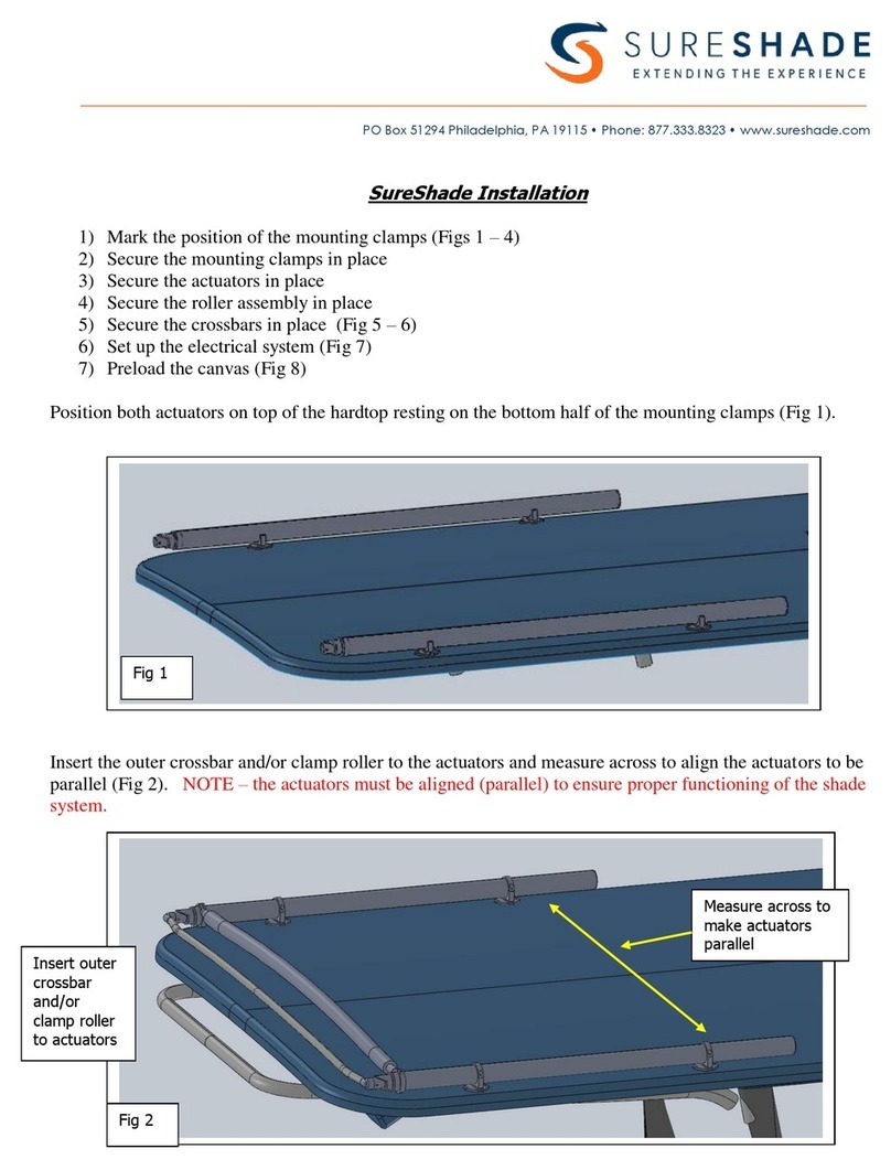 SureShade ATF Operating and maintenance instructions