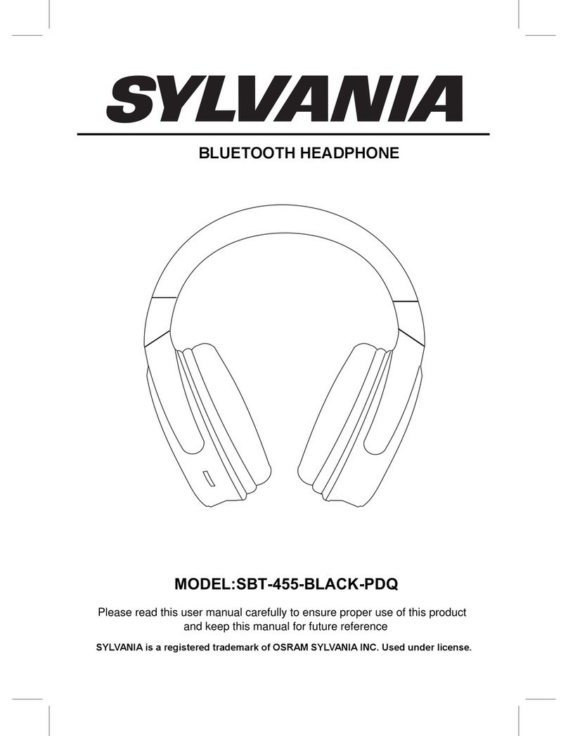 Sylvania SBT-455-BLACK-PDQ manual