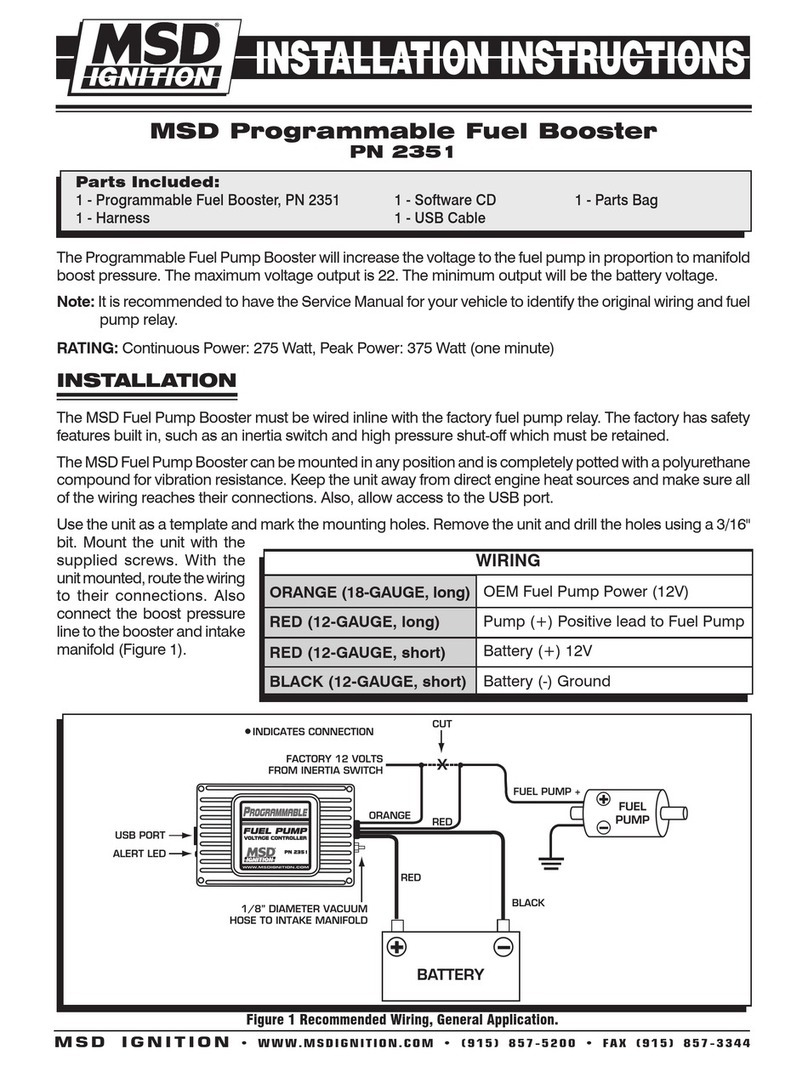 MSD Ignition 2351 installation instructions