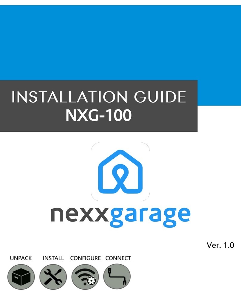 Nexx Garage NXG-100 installation guide