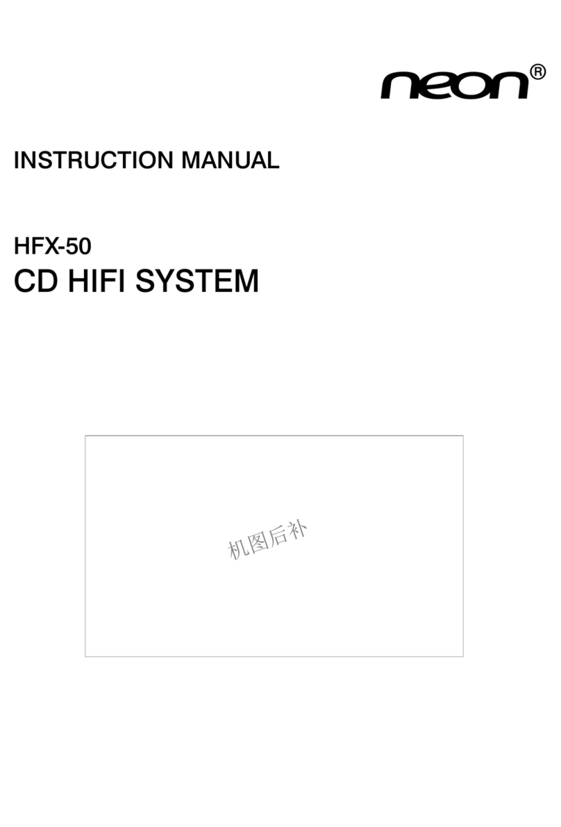 Neon HFX-50 instruction manual