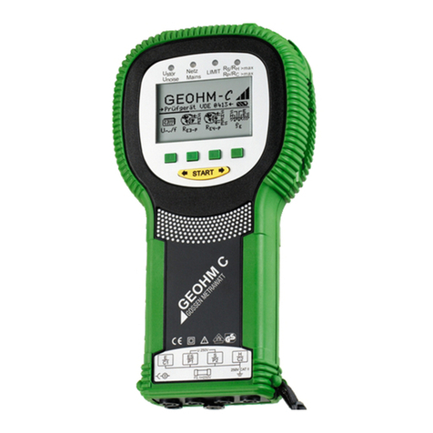 Gossen MetraWatt GEOHM C User manual
