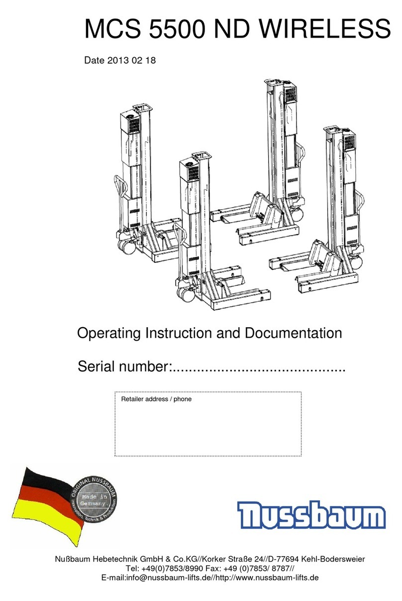 Nussbaum MCS 5500 ND WIRELESS User manual