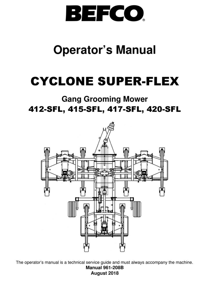 BEFCO CYCLONE SUPER-FLEX series User manual