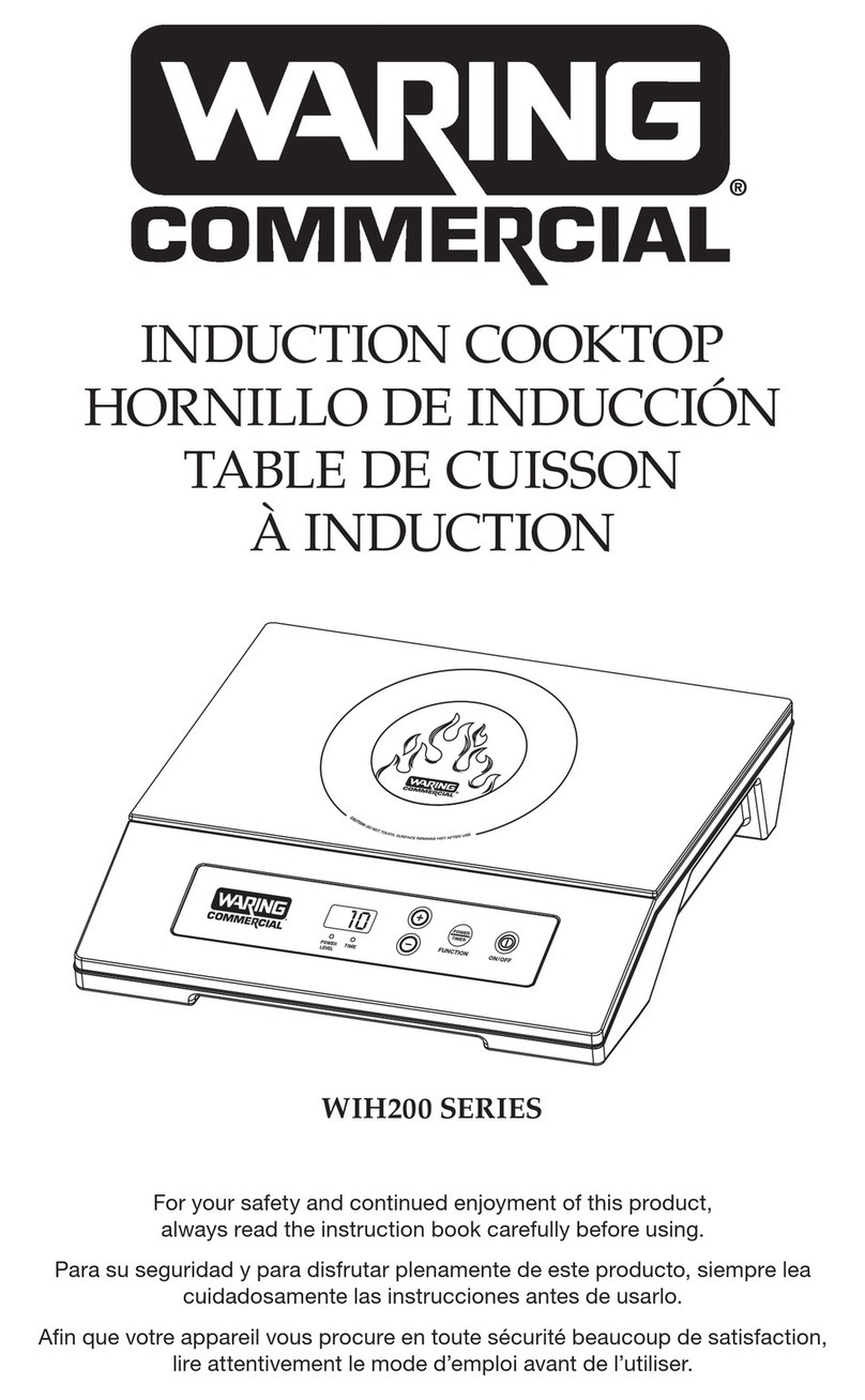 Waring WIH200 SERIES manual