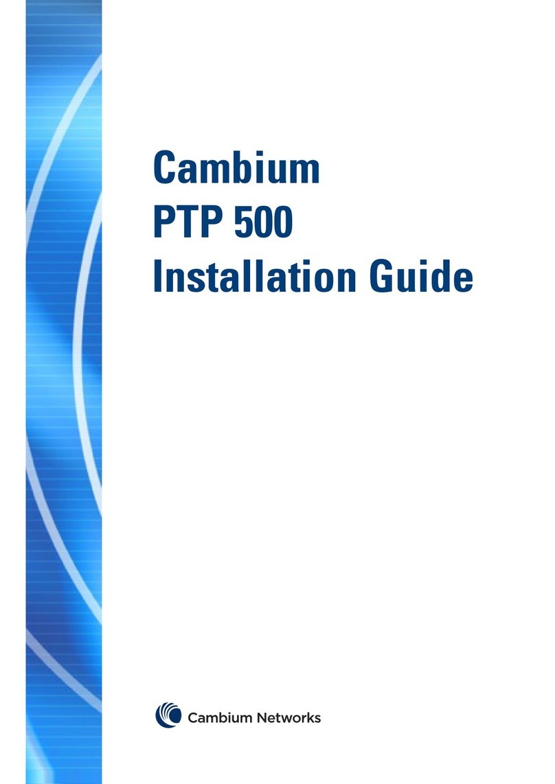 Cambium Networks PTP 500 Series User manual