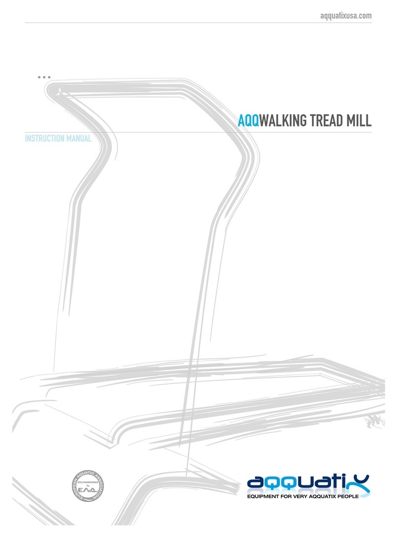 Aqquatix USA AQQWALKING TREAD MILL instruction manual