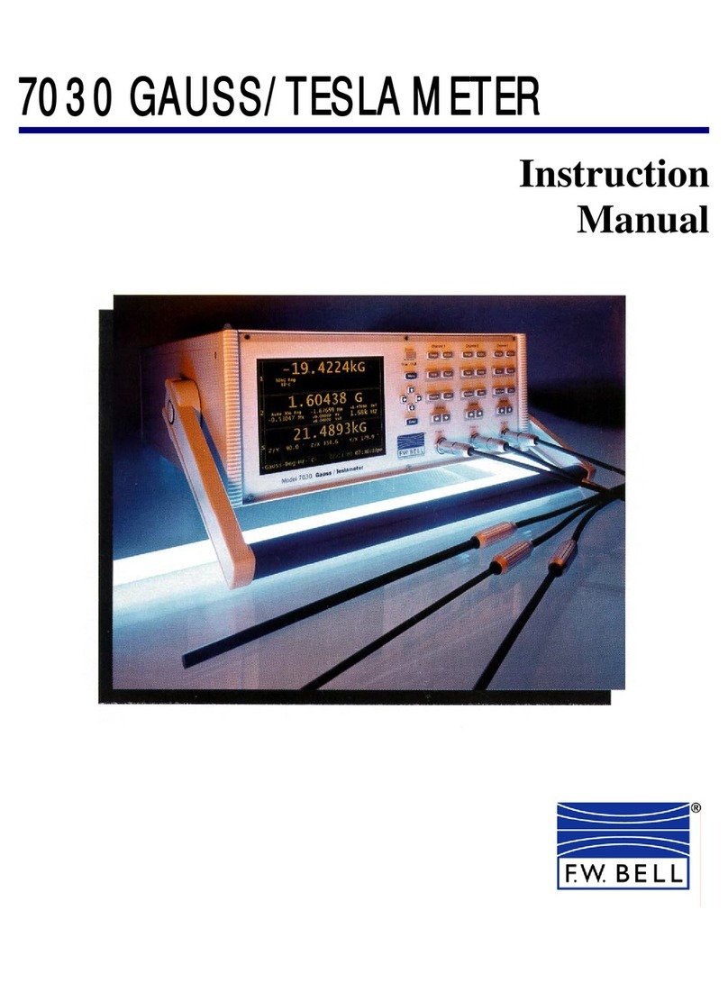 F.W. Bell 7030 instruction manual