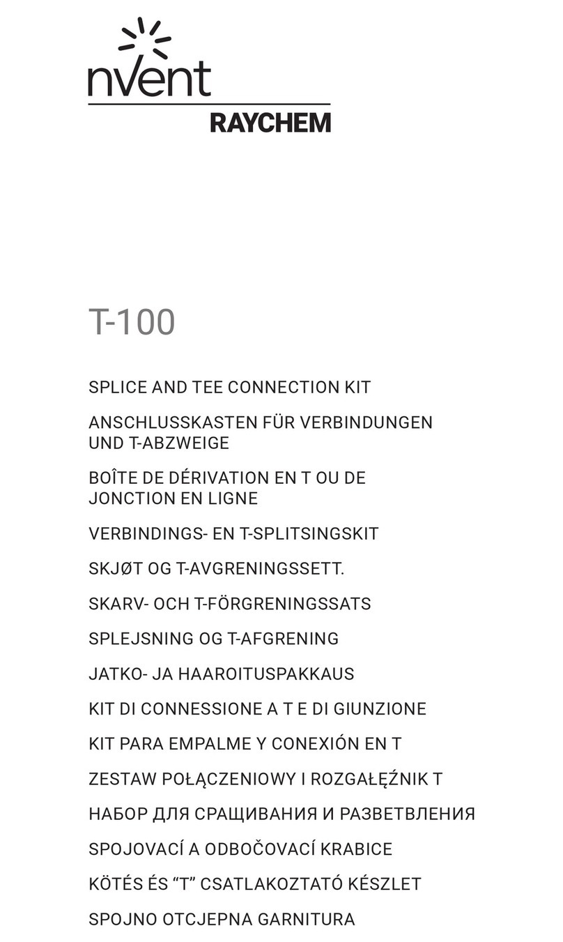 Raychem t-100 User manual