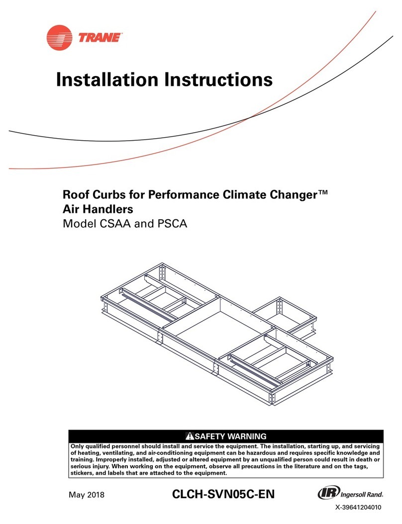 Trane CSAA User manual