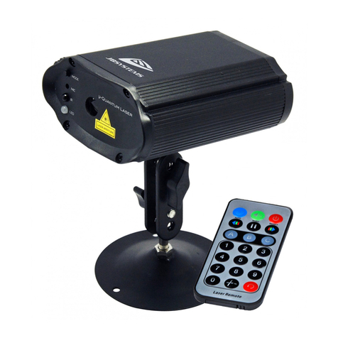 JB Systems m-Quantium Laser User manual