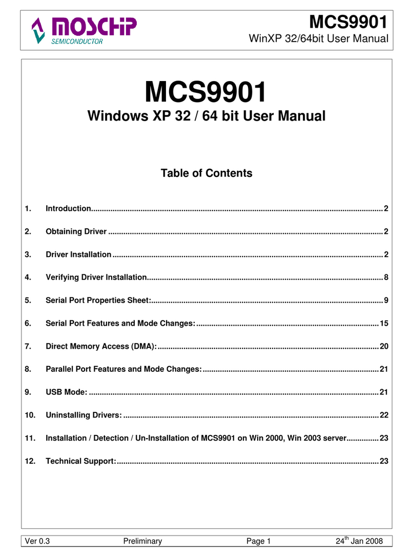MosChip MCS9901 user manual