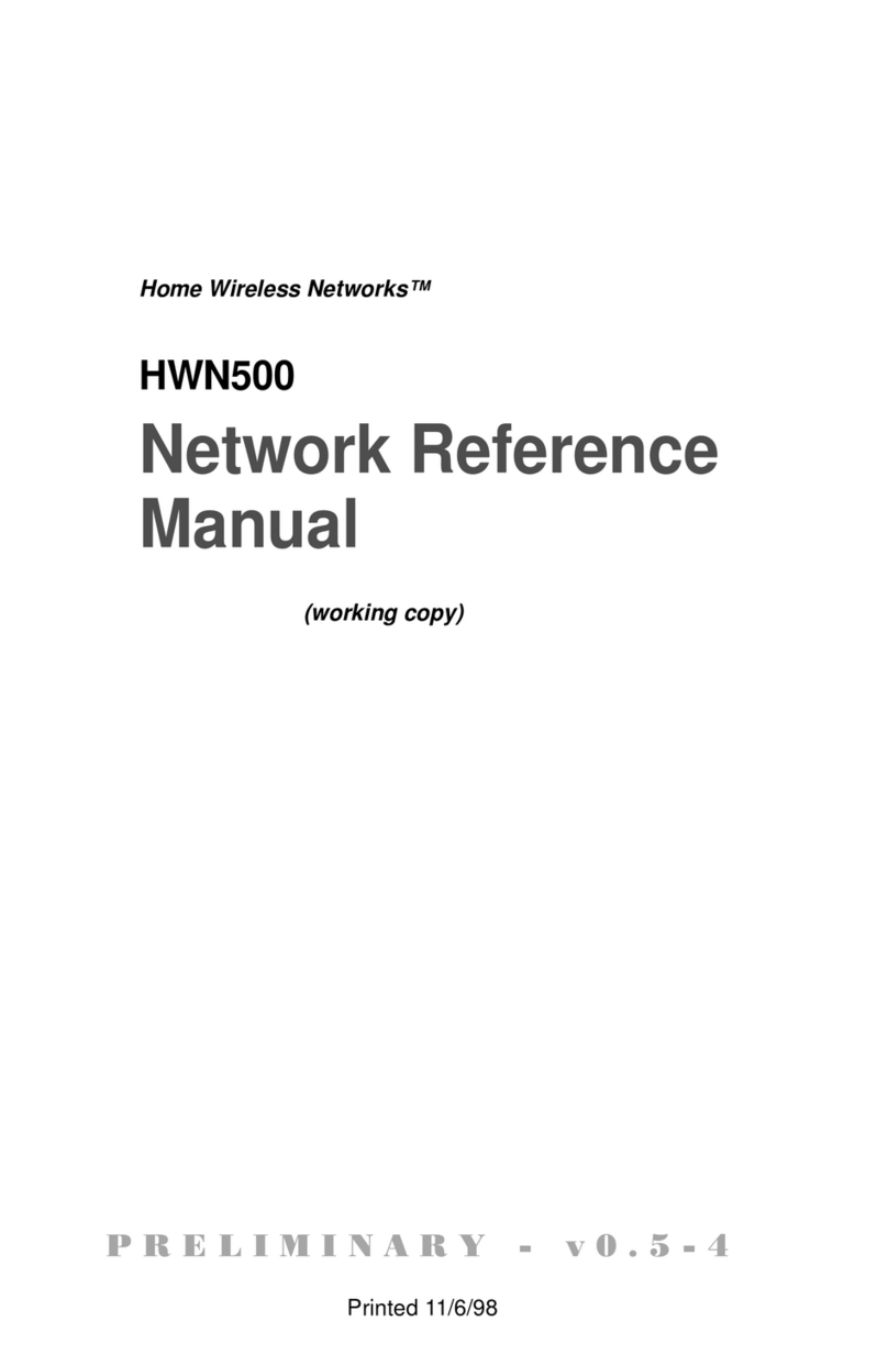 Home Wireless Networks HWN500 Reference manual