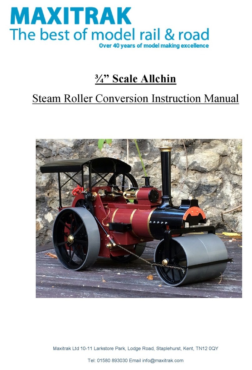 maxitrak 3/4" Scale Allchin instruction manual