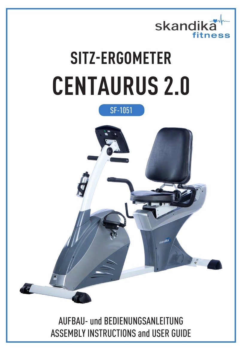 Skandika Fitness CENTAURUS 2.0 Assembly instructions and user guide