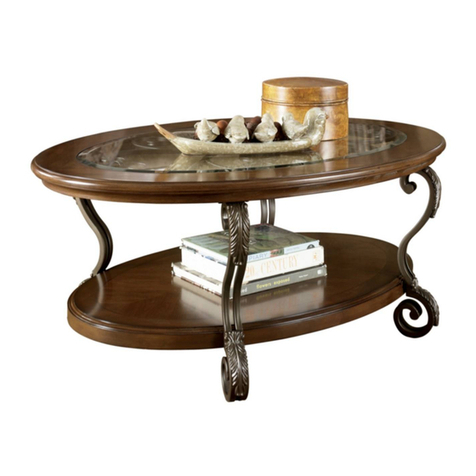 Signature Design by Ashley Nestor Oval Cocktail Table user manual Signature Design by Ashley Nestor Oval Cocktail Table user manual