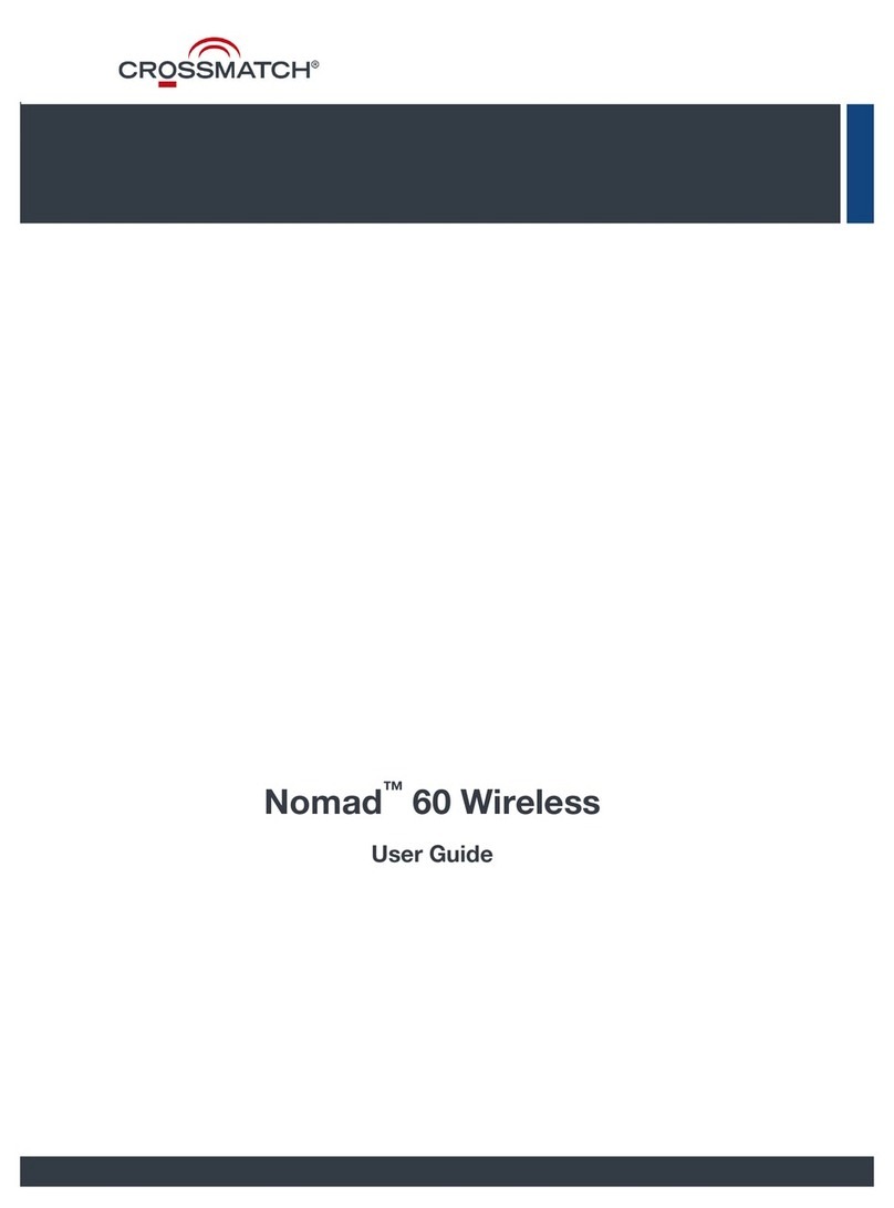 Crossmatch Nomad 60 Wireless user guide